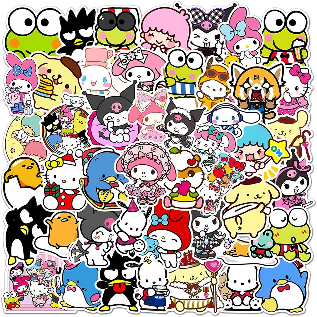 Hello Kitty My Melody Kuromi PomPomPurin Cinnamoroll Little Twin Stars ...