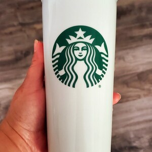 New Starbucks Double Wall Glass Coffee Tea Tumbler Cup 10 oz Sipper Lid  2023!