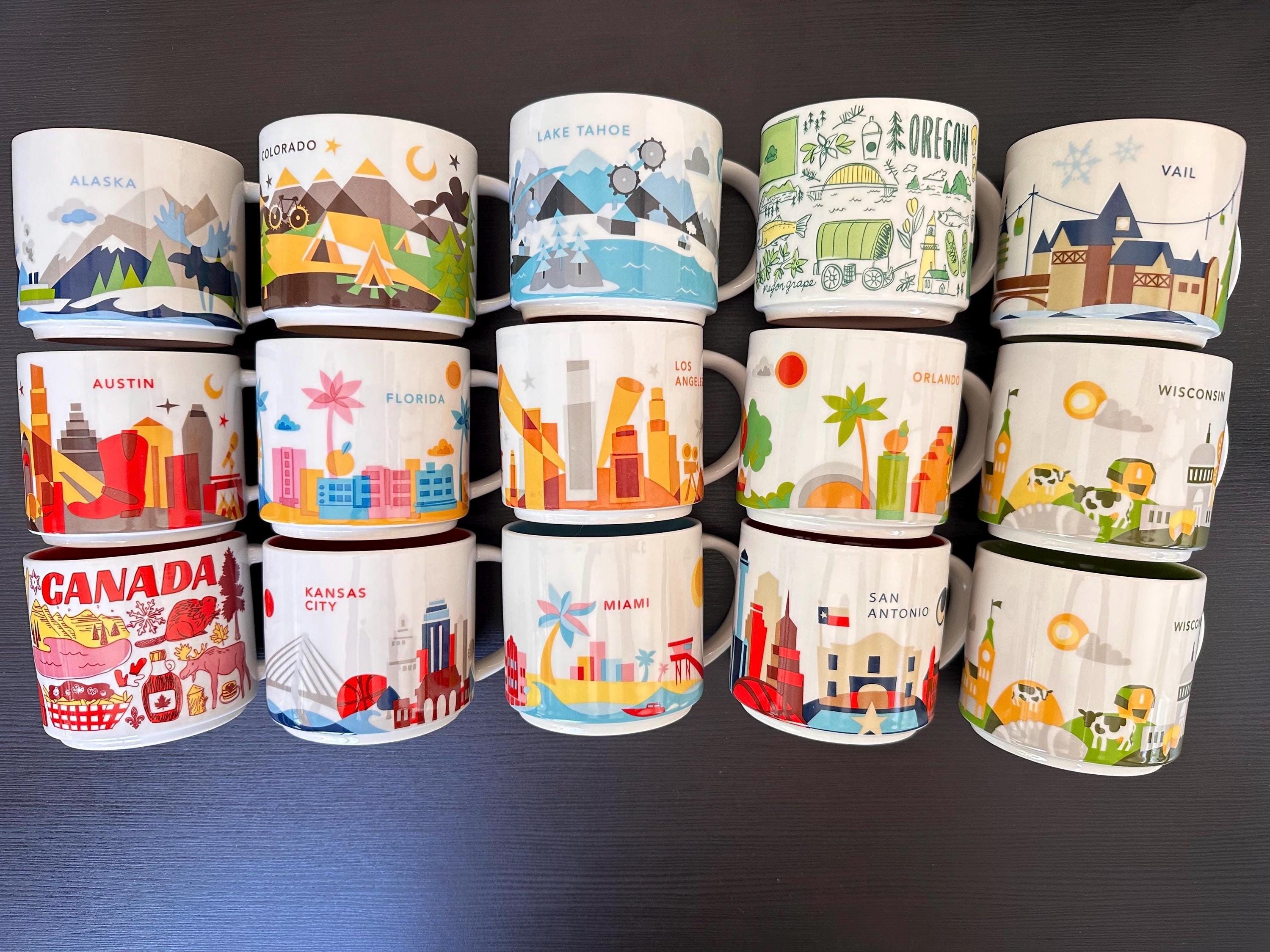 STARBUCKS YOU ARE HERE collection アラスカ Alaska Starbucks You Are Here Collectors Mug 14 Ounce
