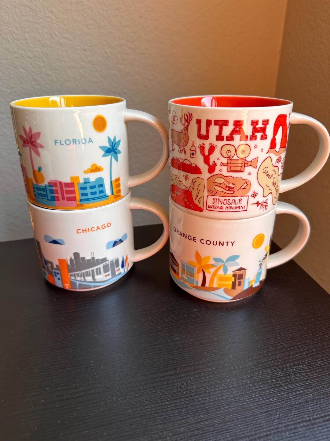 Starbucks Coffee Mug | Starbucks Chicago | Starbucks Utah Florida 
