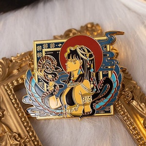 Sacred Queen of Egypt  Hard Enamel Pin