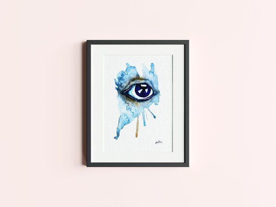 Eye 1 Wall Art Decor Wall Art Download Printable Flower Wall | Etsy