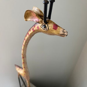 Tall Decorative Metal Giraffe