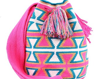 Bolsos Colombianos Bolsos y monederos Bolsos de mano Bolsos para colgar del hombro Exclusivos y únicos Diseños 100% Artesanales Mochila Wayuu 