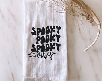 Halloween Tea Towel | Spooky Towel | Halloween Towel | Kitchen Towel | Kitchen Tea Towel | Funny Tea Towel | Halloween Decor