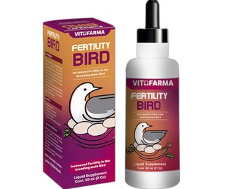 Vitofarma Vitamins Supplement for Birds Fertility Bird 60 ml Incresed Breedind For Birds Vitamina para pajaros