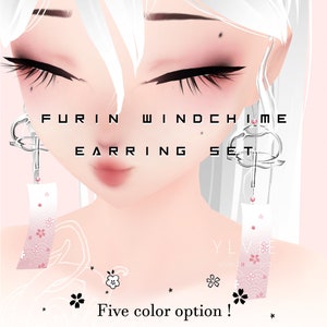 VRoid Furin Windchime Earring Set 風鈴