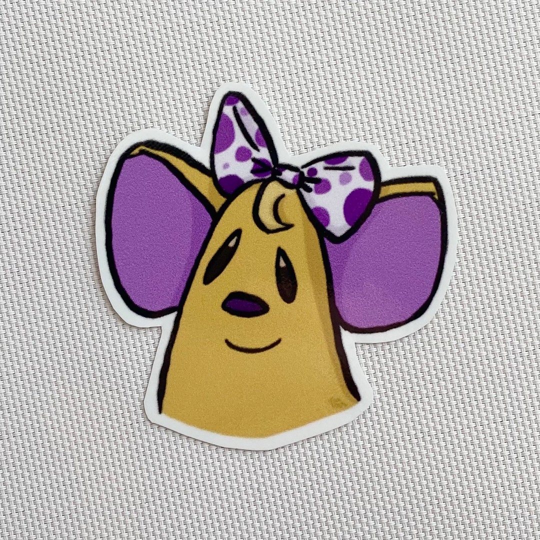 Yellow Creature Sticker Yellow Mouse Creature Sticker | Laptop Decal | Vinyl | Waterproof ...