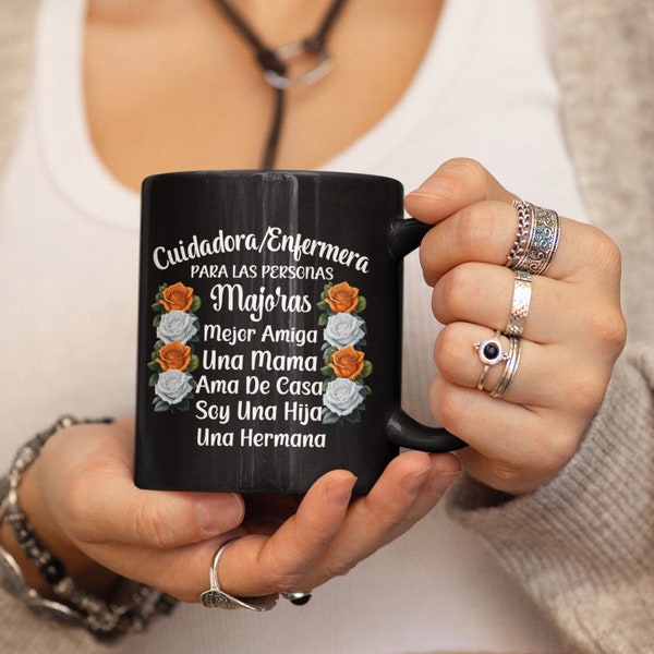 Spanish Caregiver Coffee Mug,Cuidadar Taza De Cafe,Mi Hermana,Gifts For Spanish Speakers,Regalos Para Hispanohablantes,Cuidadar De Amiga