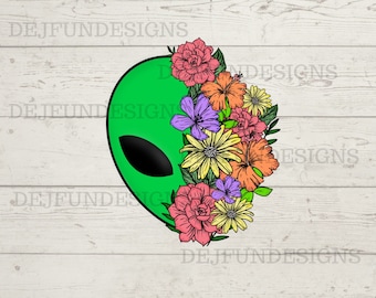 Niedliche Alien PNG, Digital Download Only