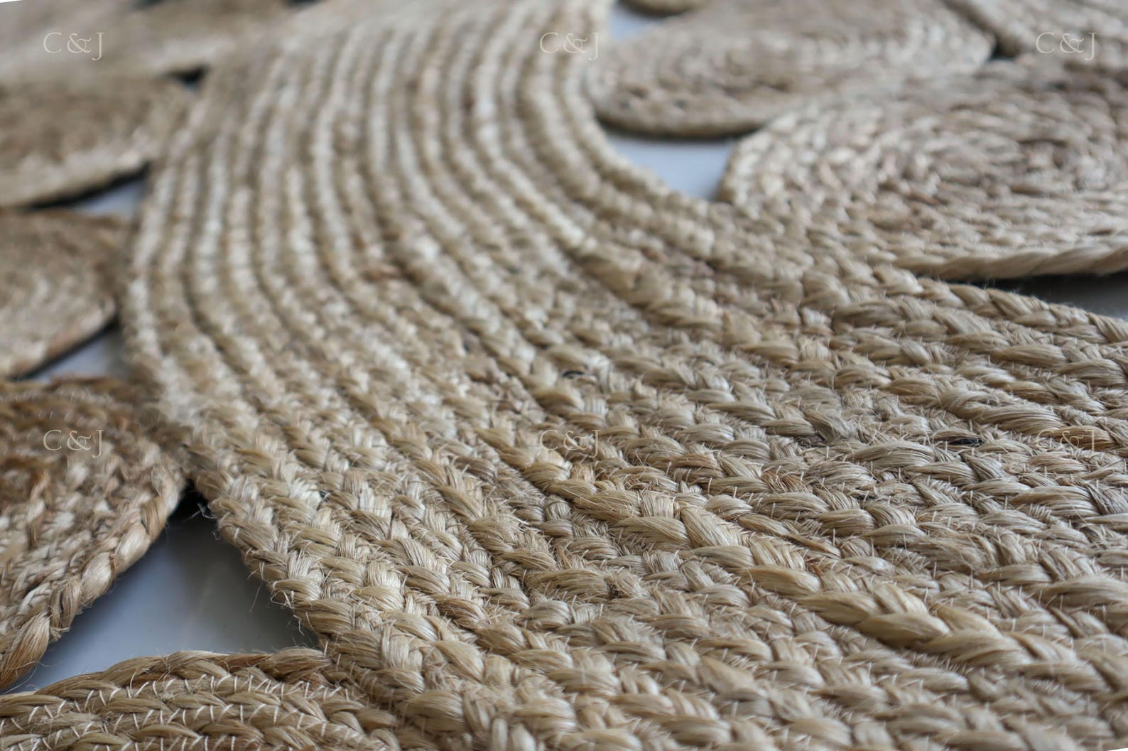 Handwoven Jute Half Moon Rug, Boho Entryway Decor - Etsy