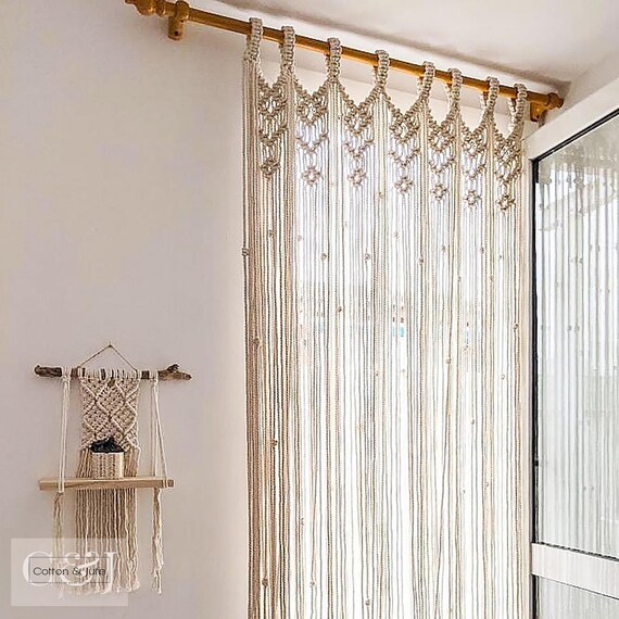 Macrame 2024 door curtain