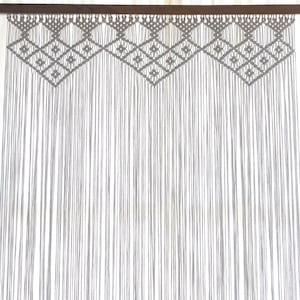 Macramé Doorway Curtains | Bohemian Room Divider | Handmade Door String Curtain | Door Window curtain | Birthday Party Wedding Backdrop