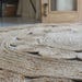 Handwoven Jute Half Moon Rug, Boho Entryway Decor - Etsy