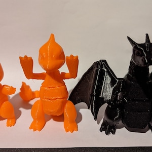 Articulated Charmander and evolutions!