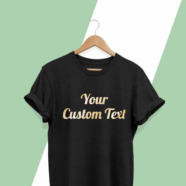 Gold Foil Shirt Etsy
