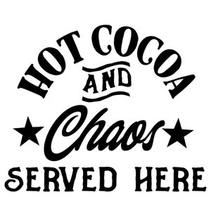 Hot Cocoa Vinyl Decal Sticker