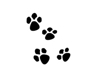 Dogs Paw Prints Vinyl Decal Sticker