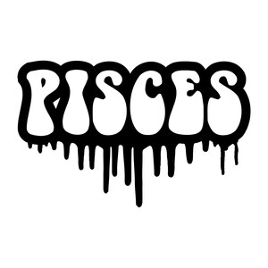 Pisces Zodiac Sign Vinyl Decal