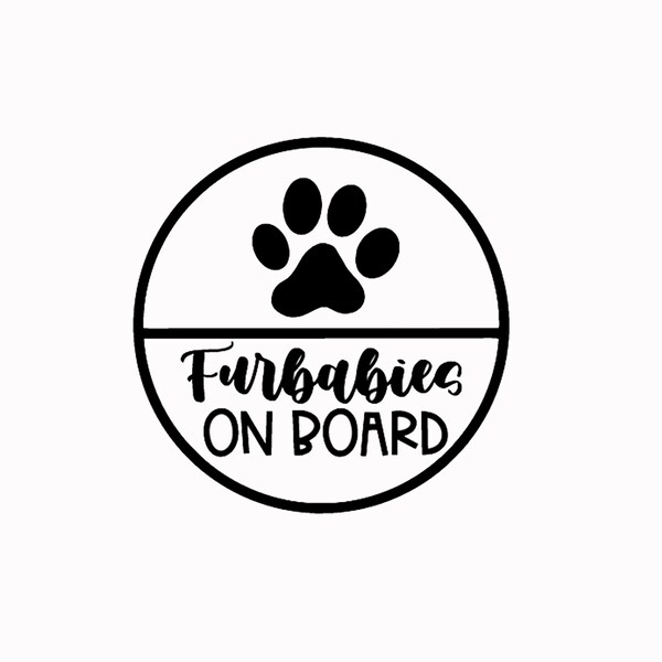 Dogs Furbabies Vinyl Decal Sticker