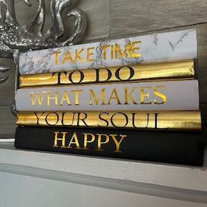 5 Set Of Books | Customizable Book Stack | Fashion Books | Glam Decor Books | Coffee Book Set | Luxurious Book Stack | Personalized Books