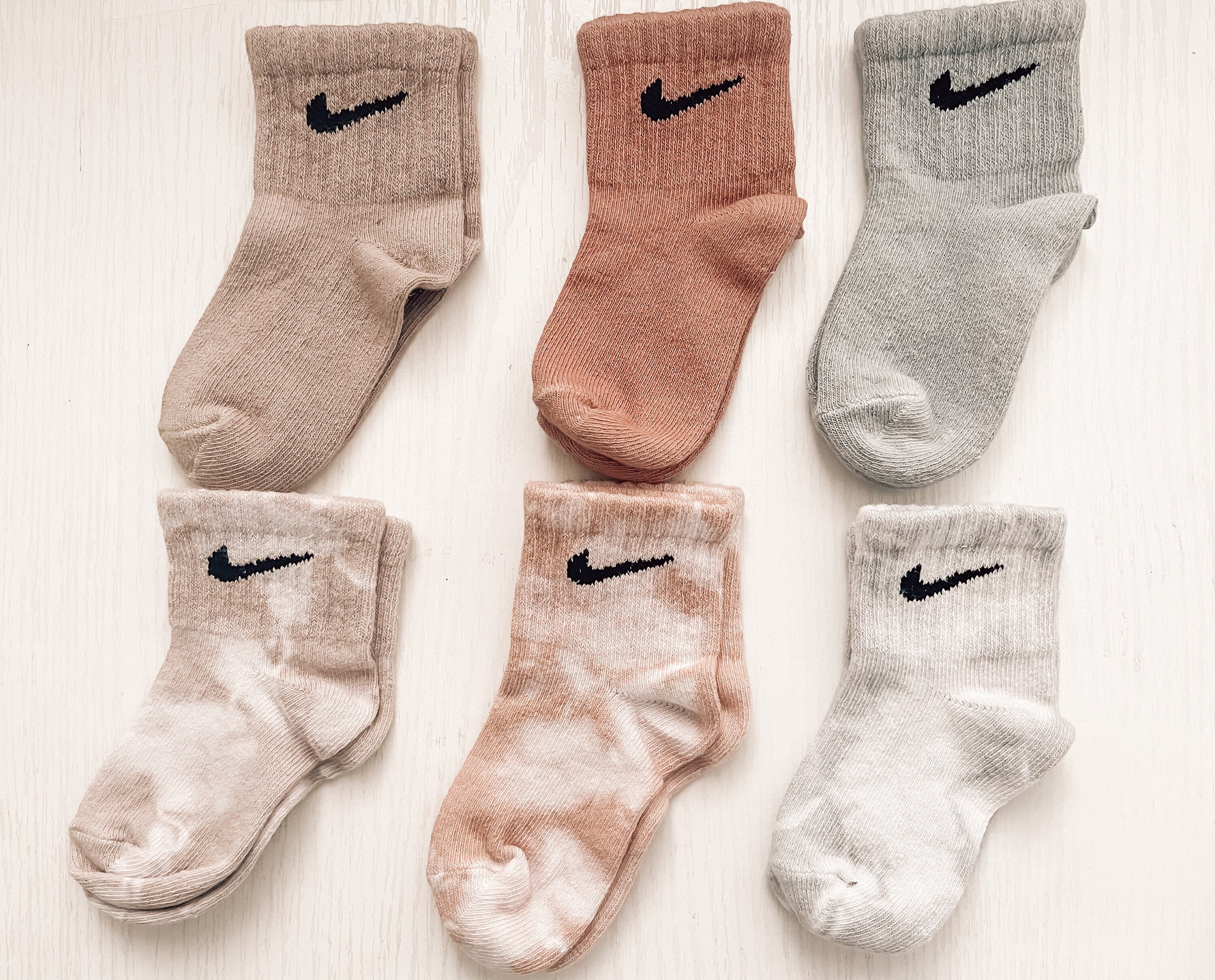 Adult and Baby Neutral Tones Earth Tones 3 Pack Nike Solid Dye Socks Single Pack or Sets Adult Nike Socks Etsy Canada