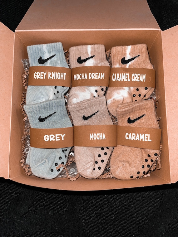 Earth Tones Nike Crew Socks Dri Fit, Unisex Adult Large, 3 - Pack 
