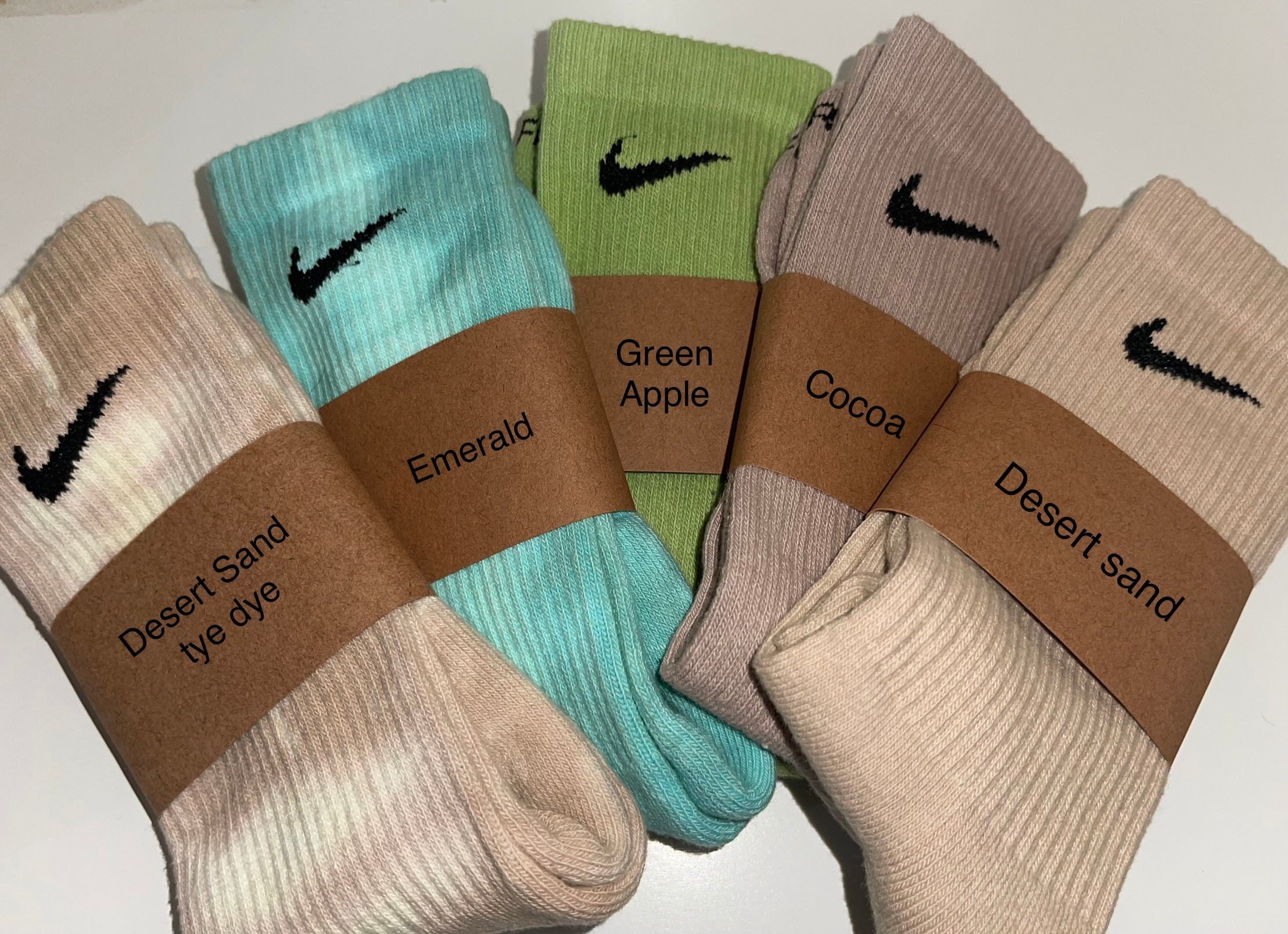 neutral color nike socks