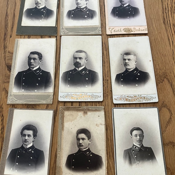 Meubles anciens pour photos d'étudiants de l'Empire russe, 1905