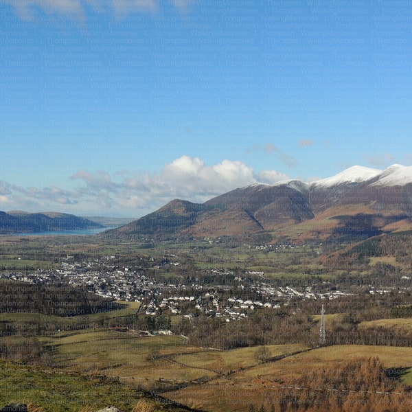 Instant Download * Outdoors / Nature * Lake District UK * Cumbria * Skiddaw * Keswick * Calm * Scenery * Walking/Hiking Views * Relax