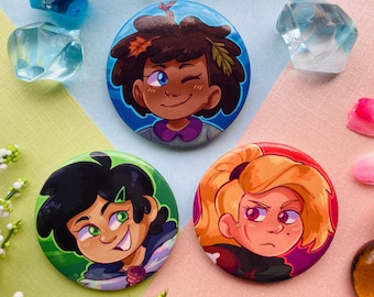 Calamity Trio Pinback Button Set
