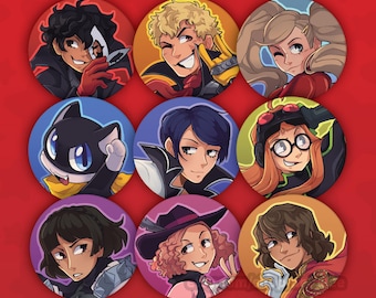 P5 Pinback Buttons