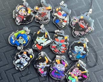 Troll Mini Phone Charms/Keychains