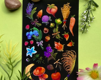 Hyrule Flora 4x6 Postcard Print