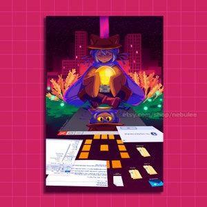 Impression de fanart de carte postale Oneshot Niko 4 x 6