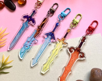 BOTW Sword 3in Acrylic Keychains
