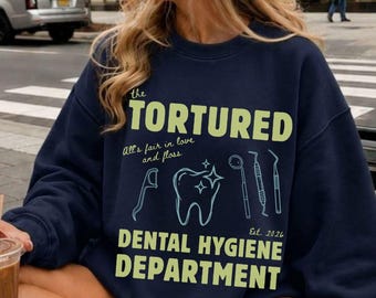Sudadera del Departamento de Higiene Dental, regalo de graduación de Higiene Dental, camiseta dental, regalos para asistentes dentales, sudadera con dientes, asistente dental