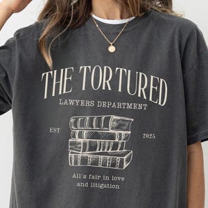 Tortured Lawyers Department Sweatshirt - Funny Law School Graduation Gift