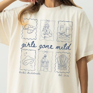 Girls gone mild bachelorette shirts, Spa Party PJS Prosecco Weekend Girls Night