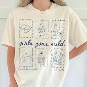 Girls gone mild bachelorette shirts, Spa Party PJS Prosecco Weekend Girls Night