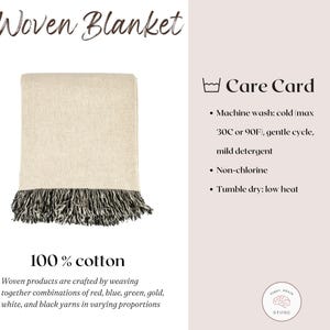 Angel Numbers Tapestry: Celestial Woven Cotton Blanket Bild 8