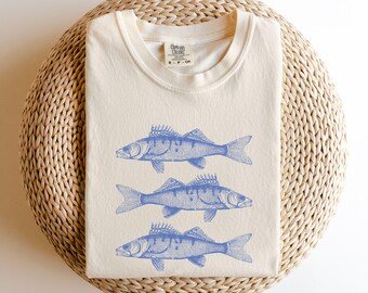 Retro Fly Fishing T-Shirt, Fisherman Gift, Comfort Colors Tee