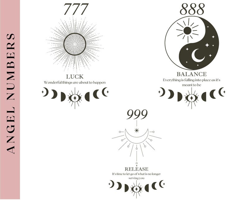 Angel Numbers Tapestry: Celestial Woven Cotton Blanket Bild 7