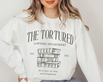 Tortured Lawyers Department sweatshirt,Lawyer Graduation gift, Funny lawyer sweatshirt,Custom gift for lawyer, Law School Graduate gifts