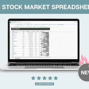 AI Stock Market Spreadsheet - Google Sheets Stock Portfolio Tracker - Artificial Intelligence in Finance, Top AI Stocks 2023