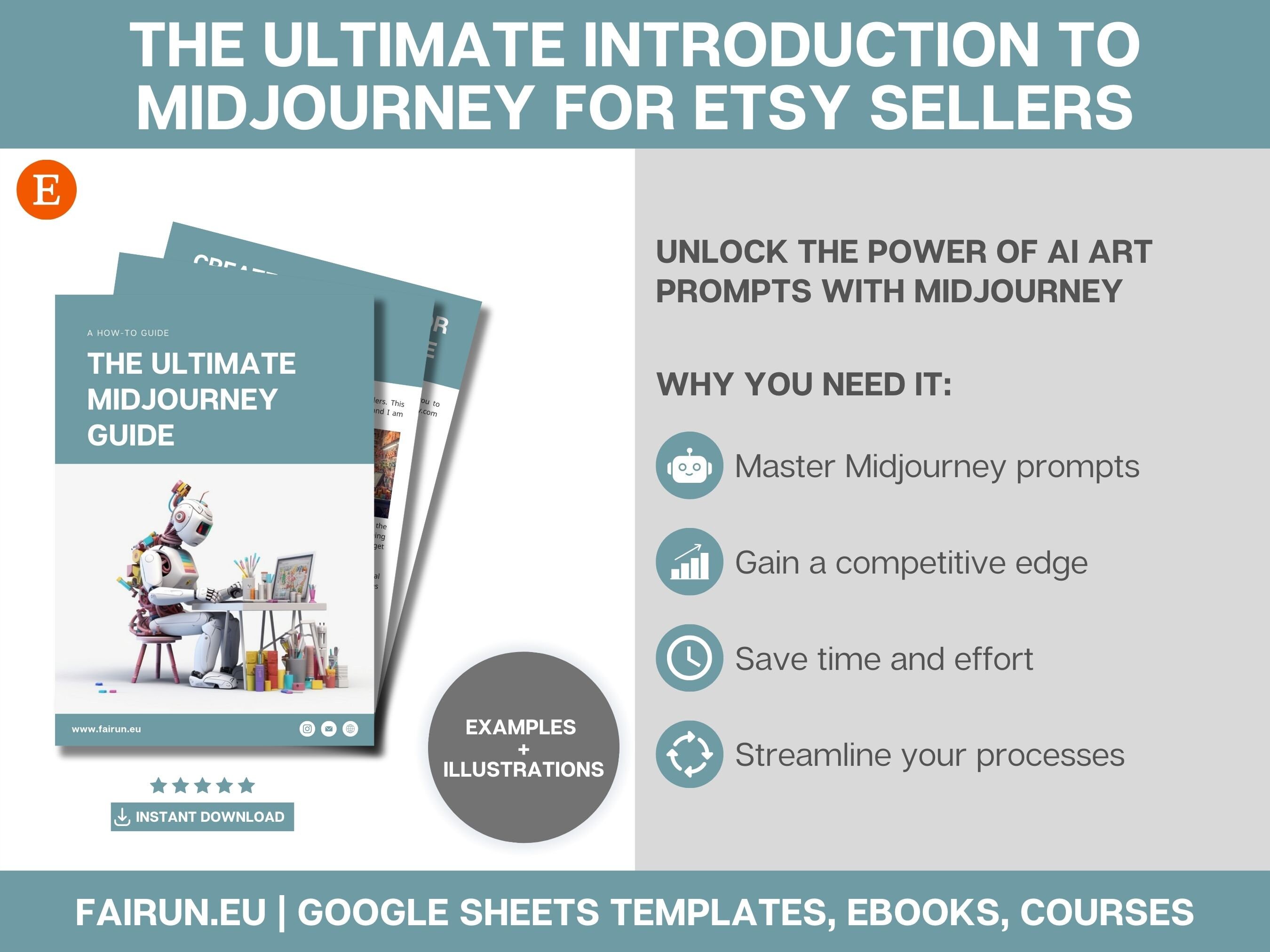 Midjourney Guide: an Essential Guide to AI Art Prompts and Mid Journey ...