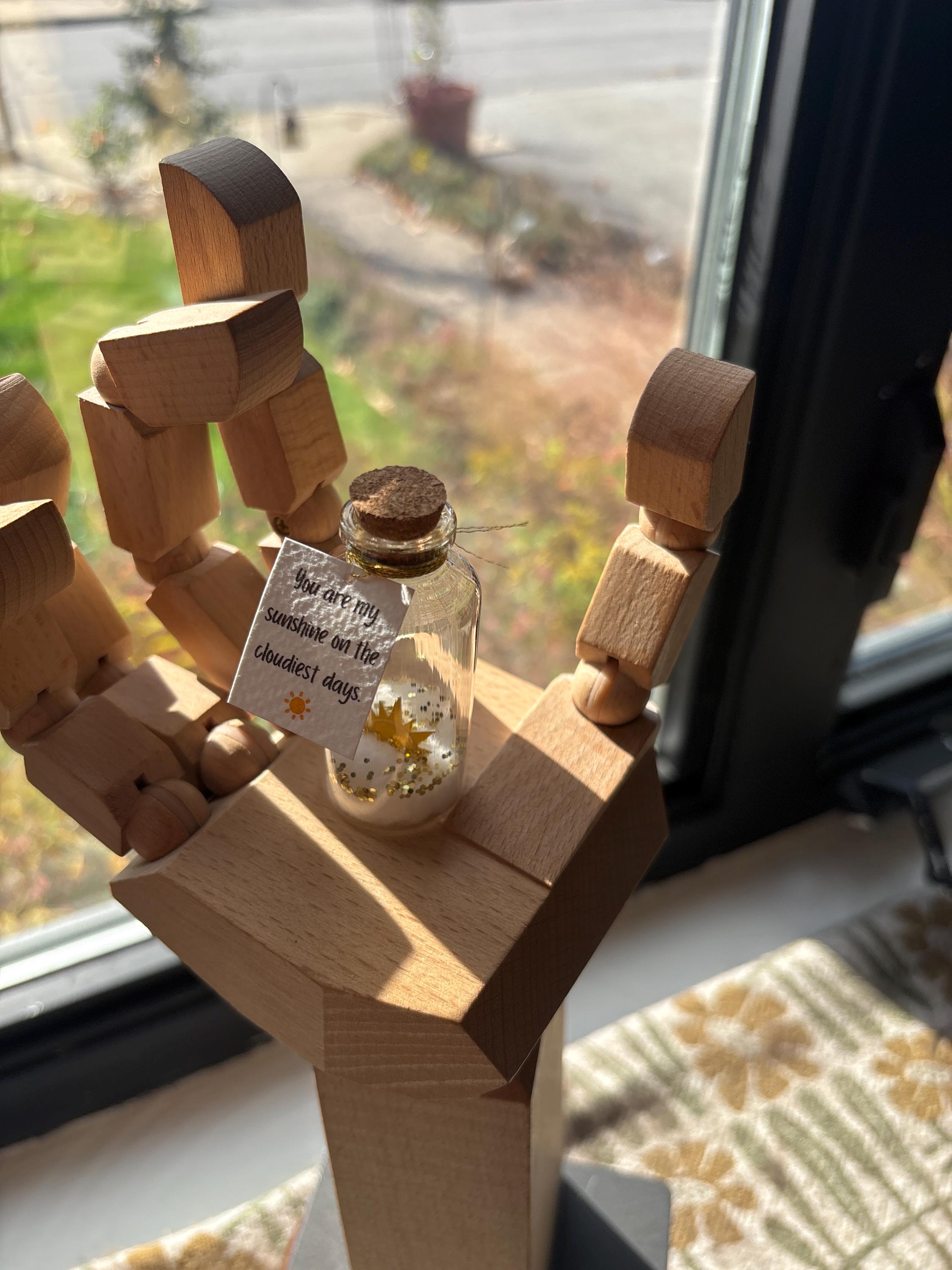 Mini Message Jar Handmade Mini Message Bottle: Inspirational Quote Gift in a Jar. | Gift ...