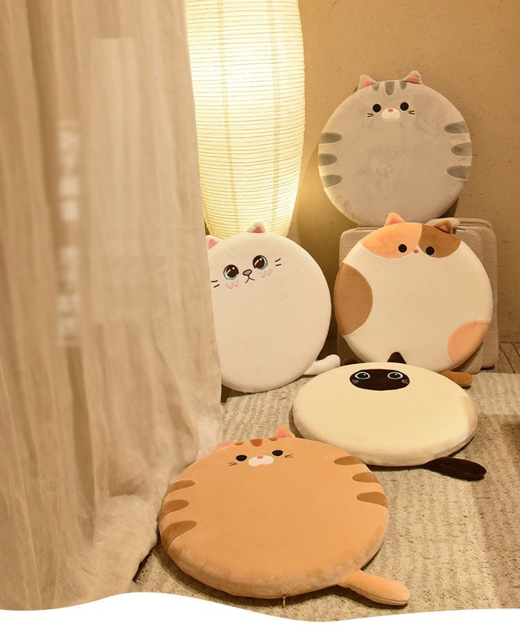 Chair Cushion With Seat Backrest, Cute And Warm Desk Cushion, Cat Paw  Cushion, Warm And Soft Chair Cushion, Cat Paw Cushion, Comfortable Warm  Seat