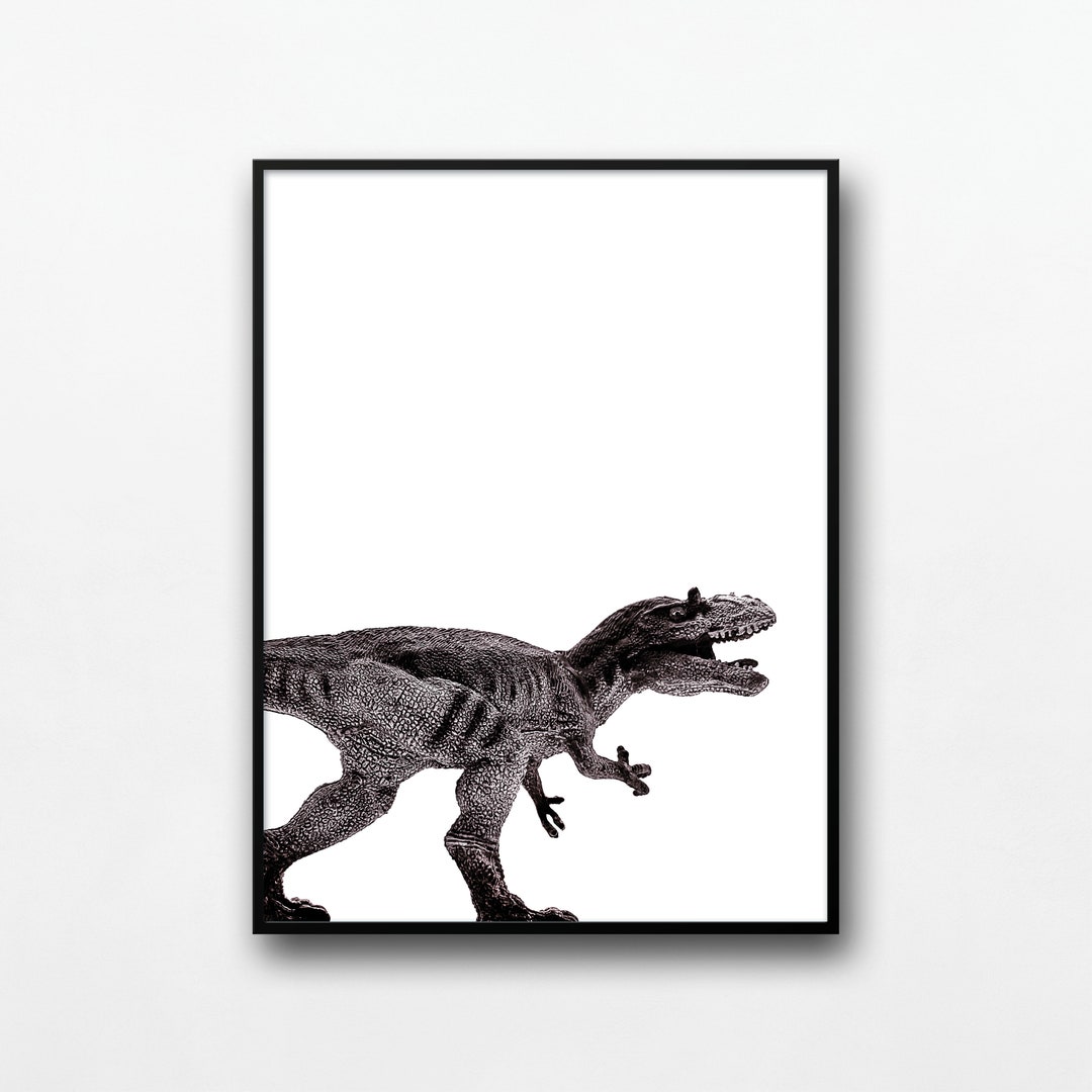 Dinosaur Print, Dinosaur Wall Art, Printable Dinosaur Poster, Trex