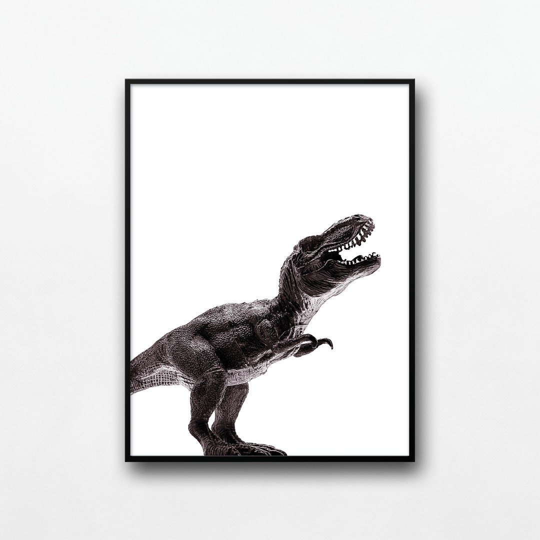 Dinosaur Print, Dinosaur Wall Art, Printable Dinosaur Poster, Trex